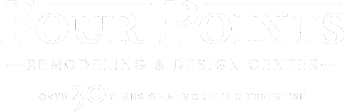 Four Points Remodeling and Design Center logo, a company with over 30 years of remodeling expertise.